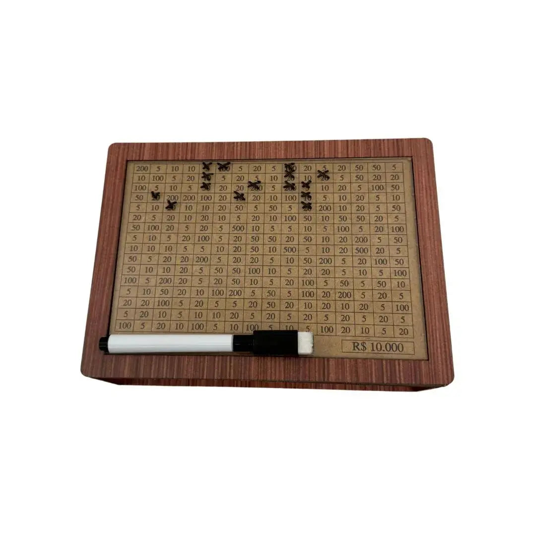 WoodBox Decorativo - Guarde dinheiro usando o método japonês AgoraFacilita