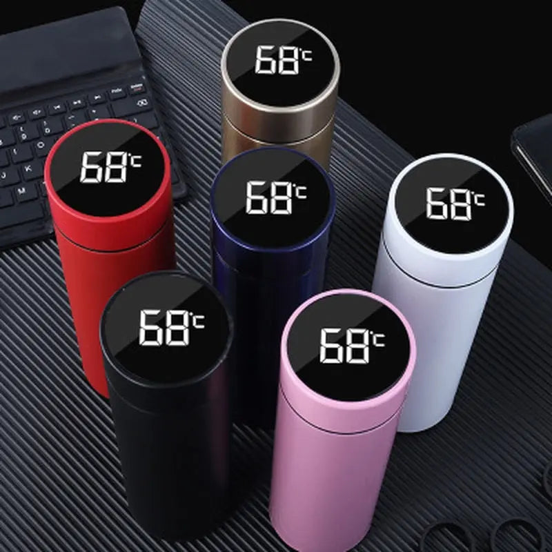 myThermosBottle - Garrafa Térmica com Display Led de Temperatura AgoraFacilita