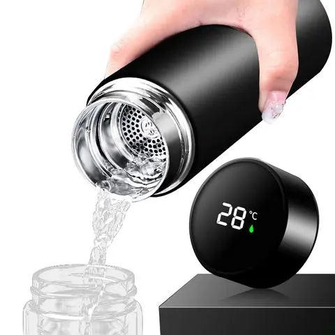 myThermosBottle - Garrafa Térmica com Display Led de Temperatura AgoraFacilita